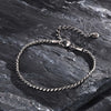 Punk Men Snake Link Chain Bracelets, Black Silver Color Twisted Stainless Steel Glossy Chain Bracelet, Comfort Wear Jewelry - Image 8