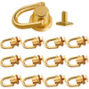 1/10pcs D-shaped Ring Bag Clip Buckles Retro Metal Double Buckle Handbag Chain Handles Connector Bag Strap Hardware Accessories - Image 8
