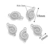 5pcs Stainless Steel Gold Plated Seashell Turtle Conch Double Hole Charms Jewelry Connector For Bracelet Necklace Making Pendant - Image 7