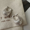 Silver Vintage Earrings For Women Simple Big Web Earring Jewelry Prevent Allergy Party Accessories - Image 6