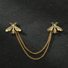 Cute Bee Vintage Brooch Pins Animal Alloy Metal Chain Brooch Man Suit Shirt Collar Tassel Lapel Pin Women Jewelry Gift - Image 13