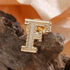 2PCS Metal Initial A To Z 26 Letters Pin Suit Shirt Collar Lapel Brooch Pin Badge Jewelry For Men Women Accessories - Image 5