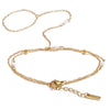 Stainless Steel Layered Pearl Flower Zirconia Back of Hand Chain Finger Bracelet Jewelry - Image 16
