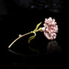 High end Enamel Carnation Flower Bouquet Brooch For Women Unisex Elegant Petal Plant Brooch Clothing Dress Office Accessory Gift - Image 2