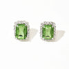 Hot Pink Crystal Clip Earrings For Women Jewelry Charm Geometric Shape Bridal Earrings Wedding Prom Jewelry Gifts - Image 13