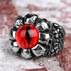 Devil Eye Men Ring 316L Stainless Steel Skull Rings Punk Rock Gothic Domineering Rider Creativity Jewelry Gift - Image 2