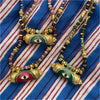 Double-Sided Eye Pendant Necklace with Woven Cord in Three Colors - Image 4