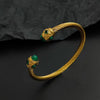 Creative wire buckle sapphireGold-plated stainless steel women's bracelet, and rust-free, couple bracelet - Image 1