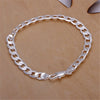 Silver Chain Twisted Bracelet Charm Chain Women Men Wedding Cute Simple Models Jewelry - Image 7