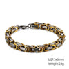 Powerful Versatile King Chain Men's Stainless Steel Rock Bracelet Punk Byzantine Chain Wrist Jewelry Gift - Image 9