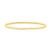 Gold Color Bracelets 2/3/4/5/6/8/10MM Ball Beads Cuff Bracelet for Women Men Charms Metal Statement Jewelry - Image 7
