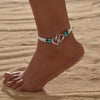 Bohemia Layered Beaded Anklet For Women Hollow Double Heart Charm Ankle Bracelet Summer Beach Vacation Foot Jewelry Gift - Image 11