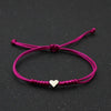 Tiny Heart Charm Bracelets for Women Girls Simple Blue Black Red Rope Chain Braided Bracelet Woven Jewelry Gifts Her - Image 21
