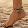 Bohemia Shell Anklet For Women Colorful Rice Beads Handmade Braided Rope Bracelet On Leg Beach Barefoot Sandal Leg Chain Jewelry - Image 2