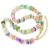 Blue Stone Choker Necklace Irregular Gravel Aquamarines Crystal Quartz Chip Beads Necklace For Women Jewelry - Image 14