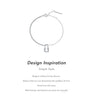 MODIAN Exquisite Lock Bracelet 925 Sterling Silver Shining CZ Asymmetry Bracelets Trendy Link Chain Jewelry For Women Gifts