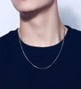 Sell Snake Chain Silver Ladies`1MM Snake Necklaces Jewelry Gift - Image 2