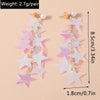 Aihua Long Shiny Clear Acrylic Star Tassel Earrings For Women Personality Aesthetic Earrings Jewelry Birthday Gifts - Image 5