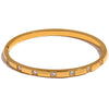 Stylish Cubic Zirconia Stainless Steel Wrist Bangle Bracelet Gold Plated Jewelry for Women Charm - Image 7