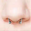 Magnetic Horseshoe Nose Rings, 316L Stainless Steel, Faux Septum Rings, Fake Piercing, Clip on, Hoop Rings, Gift for Women, Girl - Image 3