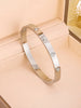 3Pcs Gold Plated Stainless Steel Clover Bracelet Set For Women, Lucky Four Leaf Charm Bangle Jewelry Gift - Image 6