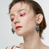 European Exaggerated Bohemian Hollow Leaves Flower Big Pendants Drop Earrings For Women Jewelry Gift - Image 6