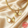 Charm Beads,Lucky Clover Wishbone&Horseshoe Dangle,Blue Blossom Dangle Charm Bead Fit Pendant Bracelet Women Jewelry - Image 16