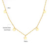 Round Cubic Zircon Charms Long Necklace Woman Choker Stars Moon Elegant Chain No Fade Fariy Jewelry - Image 30