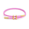 Multicolor Cord Bracelet with Adjustable Wire and Charm Detail - Image 14
