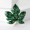 Berry Women's Rhinestone Leaf Brooches Unisex Plant Pins Office Party Casual Accessories Gifts - Image 17