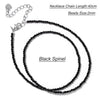 2mm Stone Bead Choker Necklace 40cm - Image 35