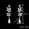 Aesthetic Bridal Imitation Pearl Dangle Earrings Engagement Wedding Ear Accessories for Women Newly Jewelry - Image 6