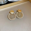 Light Imitation Pearl Stud Earrings Sweet Heart-shaped Ear Stud For Women Party Wedding Brid Jewelry Gift K - Image 7