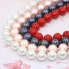 Marine Shell Imitation Pearl Red Coral Necklace Women in Choker Necklaces Men's Unisex Jewelry 10mm Bead in 4 Colors - Image 4
