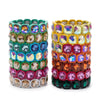Colorful Crystal Bead Bracelet with Elastic Fit - Image 4