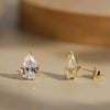 Kiss Mandy Silver Oval Zirconia Ear Stud Daily Simple Accessories Sparkling CZ Engagement Stud Earrings - Image 3