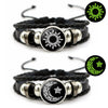 2pcs/set Sun and Moon Lovers Leather Bracelet Punk Multi-Layered Beaded Braided Adjustable Bracelet Set For Couple Jewelry - Image 12