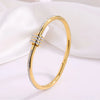 Classic Bracelet Design Gold Color Stainless Steel Sparkling Zircon Bangles for Women Gift Jewelry - Image 7