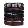 6Pcs/Lot Vintage Braided Wrap Leather Bracelets For Men Women Punk Handmade Wristbands Bangle Male Jewelry Accessories - Image 6