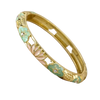 Double Bangle Vintage Cloisonne Bangle Traditional Chinese Hollow Out Flower Bangle Vintage Ethnic Women's Hand Bracelet - Image 27