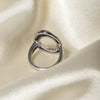 Minimalist Asymmetric Hollow Ring in Stainless Steel - Image 25