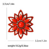 Turquoise Blue Brooches for Women Unisex Tibetan Style Pins Star Rhinestone Office Party Friend Gifts Jewelry Accessories - Image 21