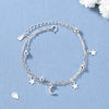 Silver Round Beads Bracelets for Women Men Vintage Simple Adjuatable Chain Bracelets Party Wedding Jewelry - Image 8
