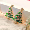 Vintage Metal Christmas Tree Long Drop Earrings for Women Female Holiday Party Jewelry Acccessories Christmas Gift - Image 9