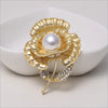 Enamel Flower Brooches for Women Unisex Pearl Plant Pins Banquet Party Backpack Gifts Jewelry Accessories - Image 12