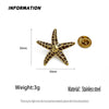 Enamel Starfish Brooch 4 Colors Style Ladies Dress Ornament Aquarium Souvenir Gift Beach Vacation - Image 2