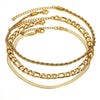 Stainless Steel Anklet Boho Triple Simple Chain Stacking Anklet For Women Jewelry Daily Party Matching - Image 5