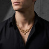 Punk Silver Color Flame Heart Choker Necklace For Women Men Gothic Hip Hop Metal Thorn Cross Heart Clavicle Chain Y2K Jewelry - Image 2