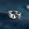 Silver Ring Adjustable Simplicity Student Girlfriend Jewelry Accessories Wedding Party - Image 2