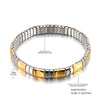 316L Stainless Steel CZ Crystal Elasticity Chain Bracelets For Women Gold Plated Jewelry - Image 25